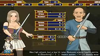 Groping fun in a hentai princess game