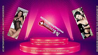 Two girls engage in steamy oral sex and sperm play - featuring Amanda Carmela and TR138