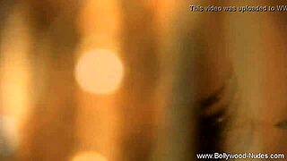 Seductive Indian housewife dancer strips and teases