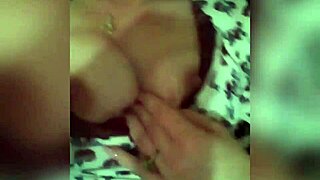 Handjob and fucking of busty stepdaughter