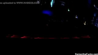 Samantha Saint's playful backstage antics