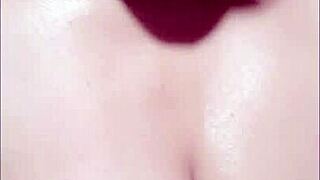 Amateur step sister indulges in solo play based on fantasy with step brother