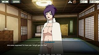 Naruto trainer Dinaki's seductive play in 3D anime hentai