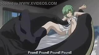 Animated foot fetish video with hentai girls