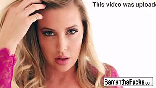 Samantha Saint's sensual solo show of wet and wild pleasure