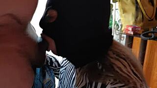 Solange indulges in deepthroat and hotwife pleasure with a mature partner