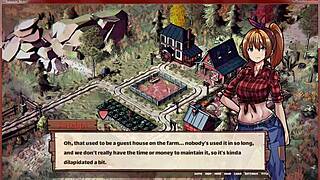 Slutty redheaded teen gets bred on the farm in this XXX game