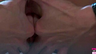 Harley Quinn and Catwoman share a huge cock in intense threesome