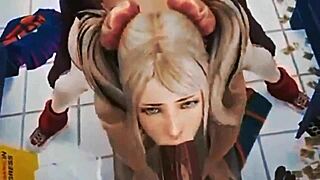 Cartoon compilation of big-titted vampires getting fucked in 3D