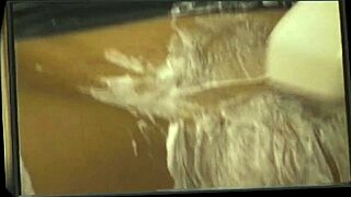 Real girlfriend's sexy show with strapon and stockings