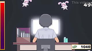 Curvy 3D anime girl's adventure continues in Megu's wild world