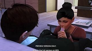 Sultry 3D cartoon preview: Art professor's naughty lesson
