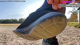 Katis shoe fetish content includes stinky feet, barefoot, and hidden feet.