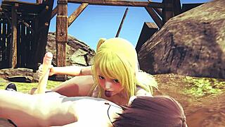 Lesbian and bisexual threesome with Fary tail and One Piece characters