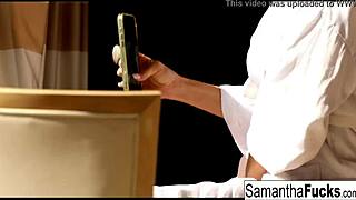 Beautiful solo scene with Samantha Saint, the queen of masturbation.