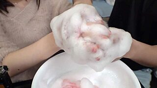 Amateur with big boobs gets her bubble ass shaved and fucked while making a special sex noise