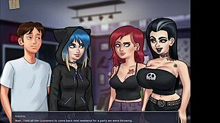 Summer of love: Visual novel and interactive game with erotic content.