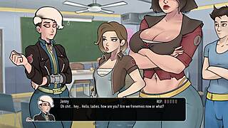 Fallout themed MILF gets punished in Deep Vault 69