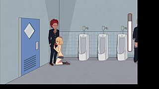 New student gets involved in a steamy affair with her teacher in this Japanese hentai game.