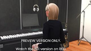 3D animated porn movie with romantic and sensual scenes