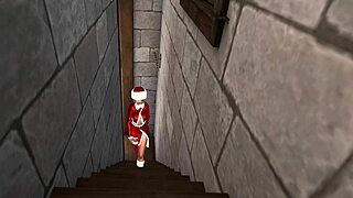 Young wife of Santa having sex with the elves on Christmas Eve