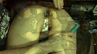 Beautiful brunette gets spanked and stimulated with a vibrator