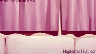 Big ass blonde gets blown and fucked in anime