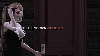 Marie Rose's naughty rendezvous with her friends in 3D