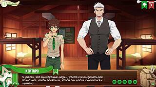 Russian teen twink's campy adventure in gay game show