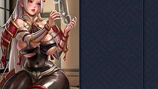 Kinky anime sex with Rin in the King of Kinks egame