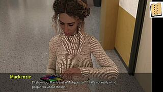 3D animated porn with Shauna, gym rat with a secret desire for cock sucking