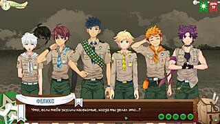 Russian voice acting in Game Friends Camp episode 24