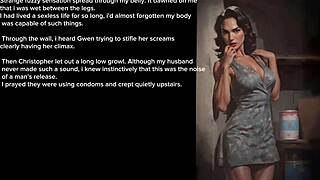 Sexy housewife gets her big cock craving fulfilled
