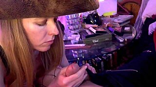 See athletic blonde Cheetah Adora in POV party action