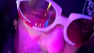 See athletic blonde Cheetah Adora in POV party action