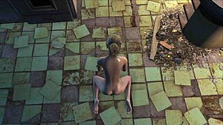 The 14th chapter of a Fallout 4 themed hentai with katsu sex scenes and toy play