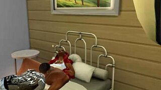 Sanaithesim vs Ashanti Smith in a hot ebony vs white match