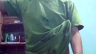 A couple has sex while filming themselves in doggy style