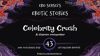ASMR erotic audio for women with a celebrity crush theme