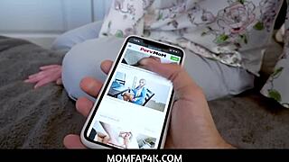 Tall MILF Marie McCray rides stepson's big cock hard