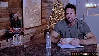 Xs girls get naughty on Christmas with a fucking doll