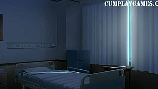 Busty nurse gets a creampie in Sakusei Byoutou gameplay