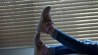 Kristy’s new sneakers fetish – a sexy obsession