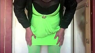 Straight amateur tries out bisexual experience with crossdresser