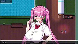 Japanese game turns into a hentai party