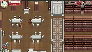 Public self-pleasure at the gym in taboo hentai game