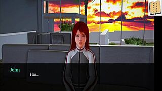 Hot redhead’s big ass shakes while she plays a game
