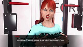 3D animated threesome with big tits and cunilingus