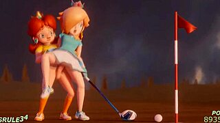 A compilation of Princess Peach and Rosalina Hentai scenes