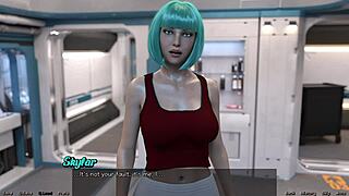 3D cartoon game with hot doctor and creampie action